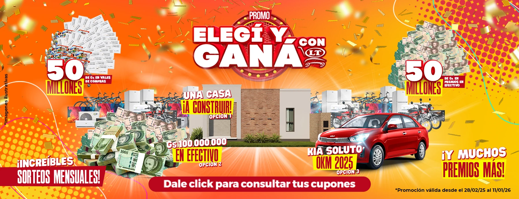 Promoción Elegí y Ganá de Supermercado LT